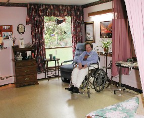 Image of nursing home resident