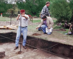 Photo of an archaeological site.