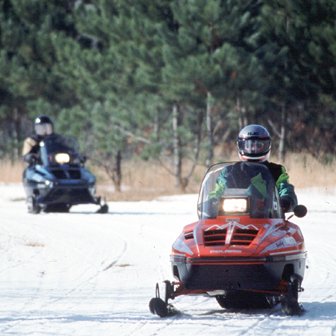 Image of Snowmobile Riders