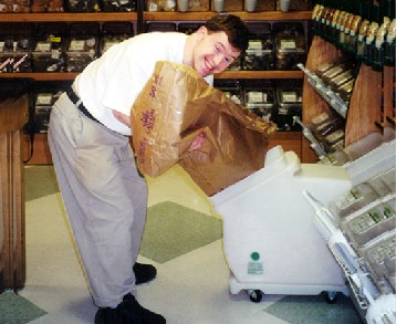 Image of college instructor lecturing in a class